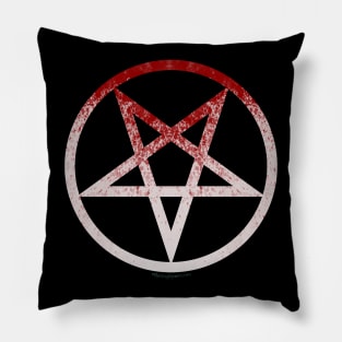 Blood Pentagram - Splattere Blood Pillow