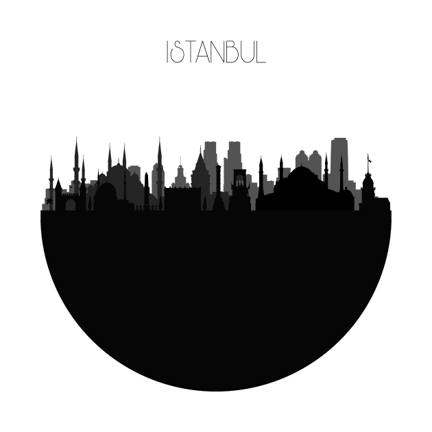 Istanbul Skyline by inspirowl