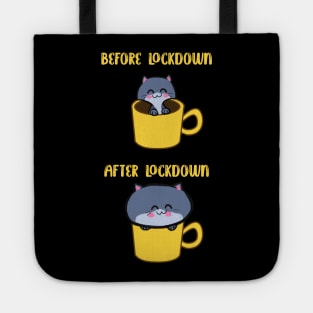 Before and after lockdown Tote