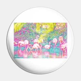 Flamingos Pin