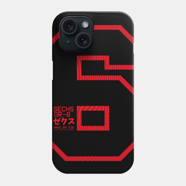 Sechs Phone Case by Krobilad