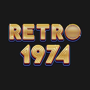 Retro 1974 Disco - Year of Birth T-Shirt