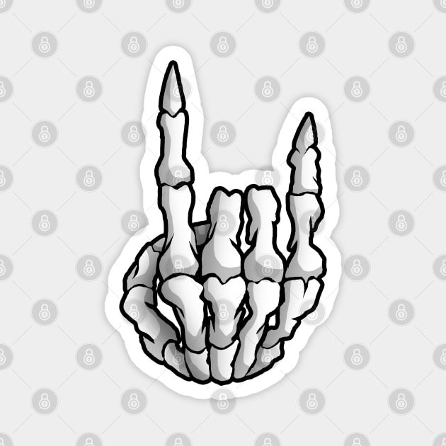 Heavy Metal, Horns Up Magnet by wildsidecomix