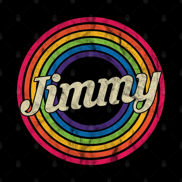 Jimmy - Retro Rainbow Faded-Style by MaydenArt