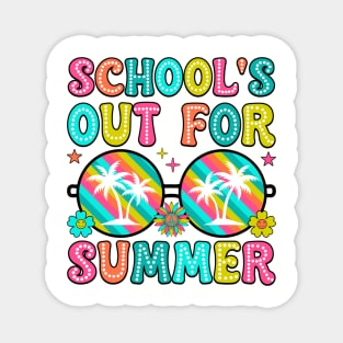 Schools Out For Summer Shirt, Happy Last Day Of School Shirt, Summer Holiday Shirt, End Of the School Year Shirt, Classmates Matching Magnet