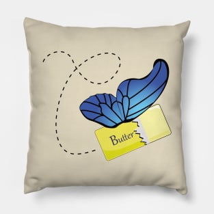 Butter flies butter that flies Pillow