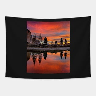 Beautiful sunset design Tapestry