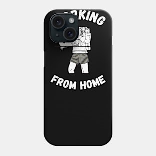 Working From Home Funny Astronaut Phone Case