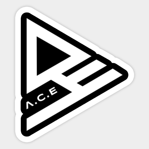 Kpop Ace Logo A C E Kpop Ace Logo Ace Sticker Teepublic