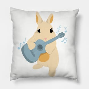 Guitar Bunny Pillow