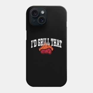 I'd Grill That - BBQ Pit Master Vintage Phone Case