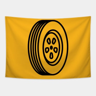 Spare Tire Tapestry