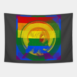 Rainbow Jesus .exe Tapestry