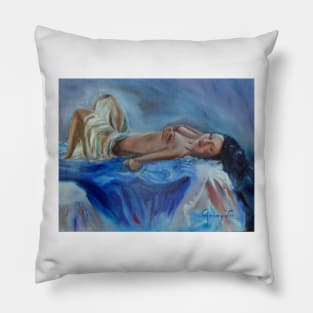 Reclining Lady 1 Pillow