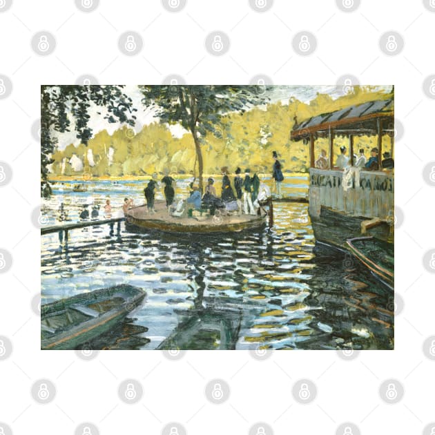 Claude Monet La Grenouillère Wall Art by VanillaArt