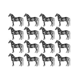 HORSES WALLPAPER Pop Art T-Shirt