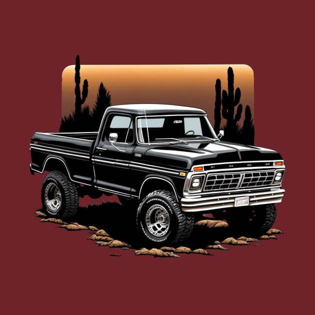 Ford Truck Vintage Highboy Desert Design by Kid Relic