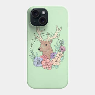 Floral Stag Phone Case