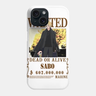 Sabo One Piece Wanted Phone Case