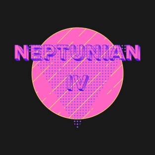 80's Style Neptunian IV Logo T-Shirt