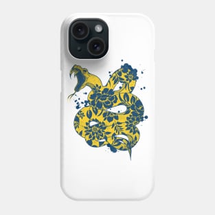 Floral snake Phone Case