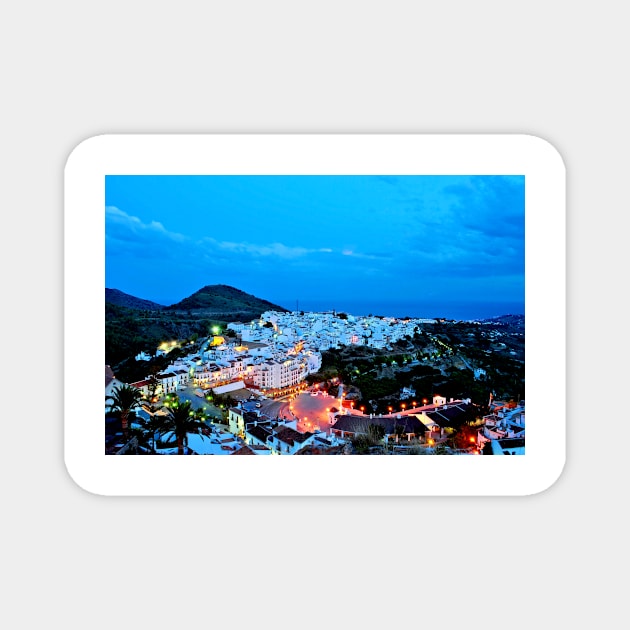 Frigiliana Andalusia Costa del Sol Spain Magnet by AndyEvansPhotos