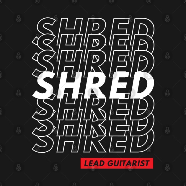 Shred Lead Guitarist Repeated Text Dark Theme by nightsworthy