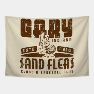 Gary Indiana Sand Fleas Baseball Tapestry