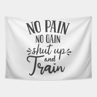 SHUT UP AND TRAIN Tapestry