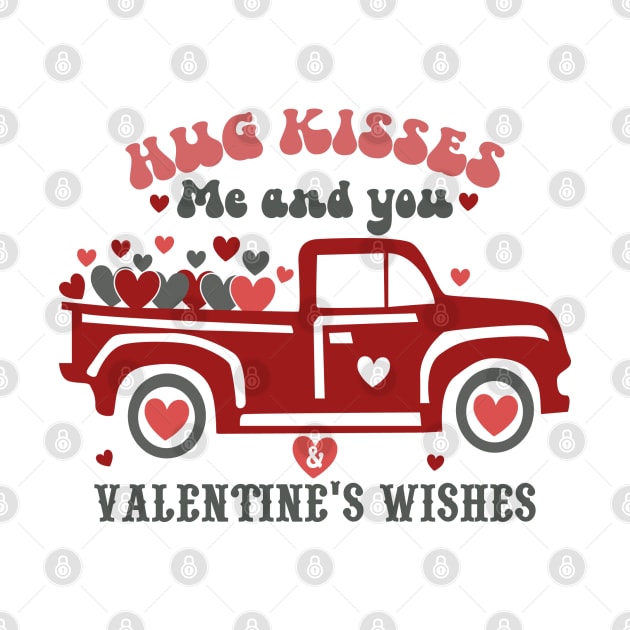 Hug Kisses Me And You And Valentine's Day by HassibDesign