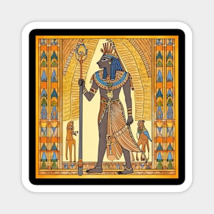 Anubis Egyptian deity Magnet