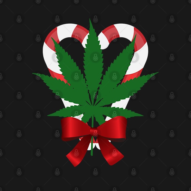 mistlestoned marijuana christmas by gossiprag