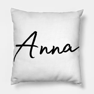 Anna Name Calligraphy Pillow