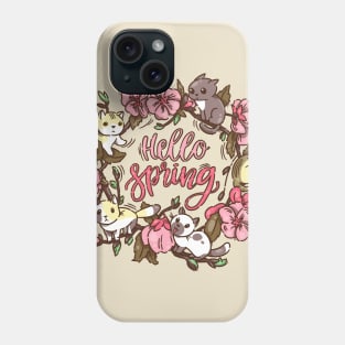 Hello Spring! (cats) Phone Case