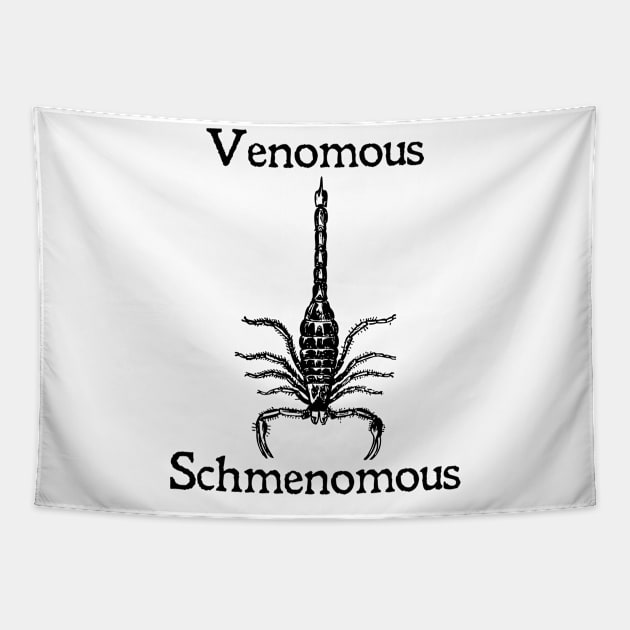 Funny Venomous Scorpion T-Shirt Tapestry by grendelfly73