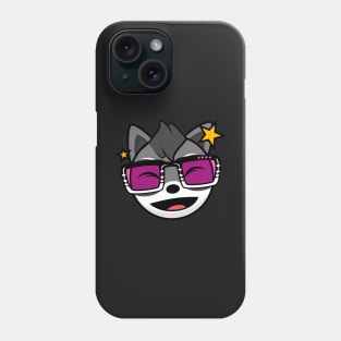 Excited Raccoon Rocky Phone Case