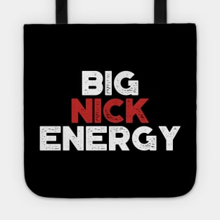 Big Nick Energy Funny Vintage Retro (Christmas) Tote