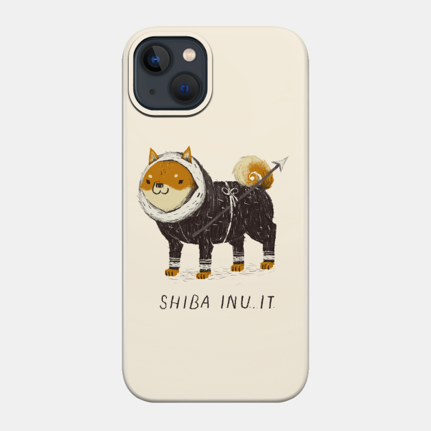 shiba inu-it - Shiba Inu - Phone Case