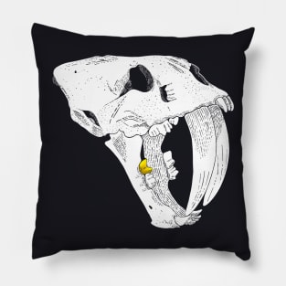 Gold Tooth Tiger Pillow