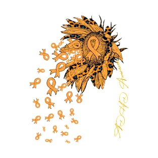 ADHD Awareness Awareness - Sunflower ribbon flowers fall T-Shirt