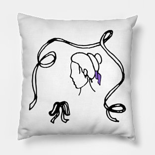 Ribbon Lady Pillow