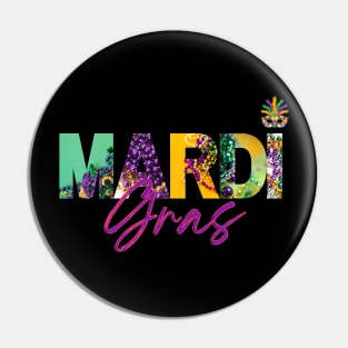 Funny Mardi Gras squad Pin