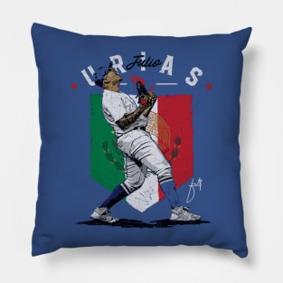 julio urias mexican flag Pillow