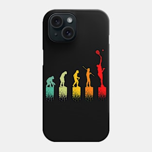 Evolution Tennisman idee cadeau passionné de tennis Phone Case