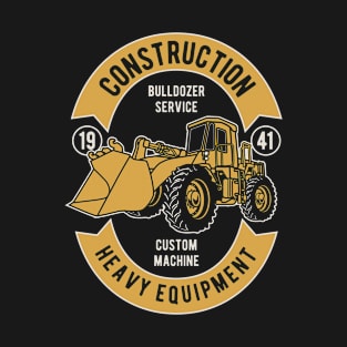 Bulldozer Service, Vintage Retro Classic T-Shirt