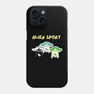 The alien sport- ovni abduction Phone Case