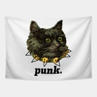 Punk Rock Kitty Cat Tapestry