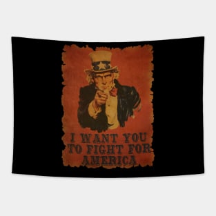 Vintage Uncle Sam Tapestry