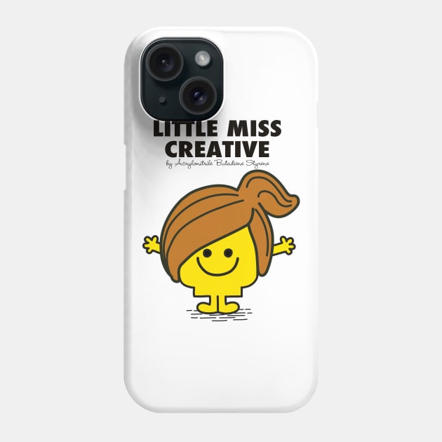 Little Miss Creative Phone Case by captainsmog