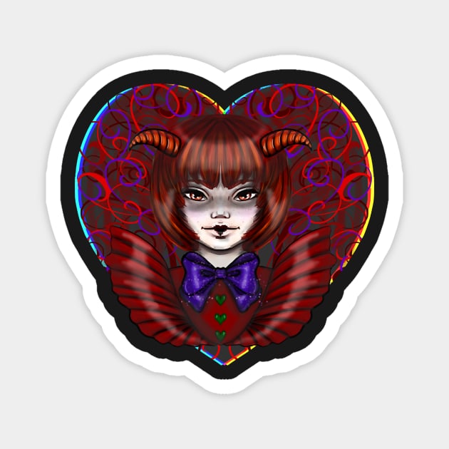 Little Devil San Valentin Magnet by nkZarger08